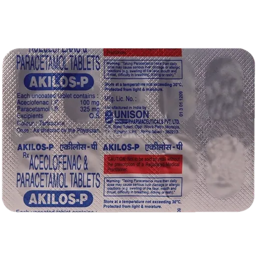 akilos p tablet 10's